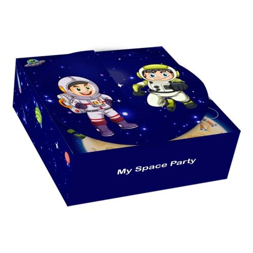 Large Space Theme Box | Plain or Personalized | Great for Giveaways